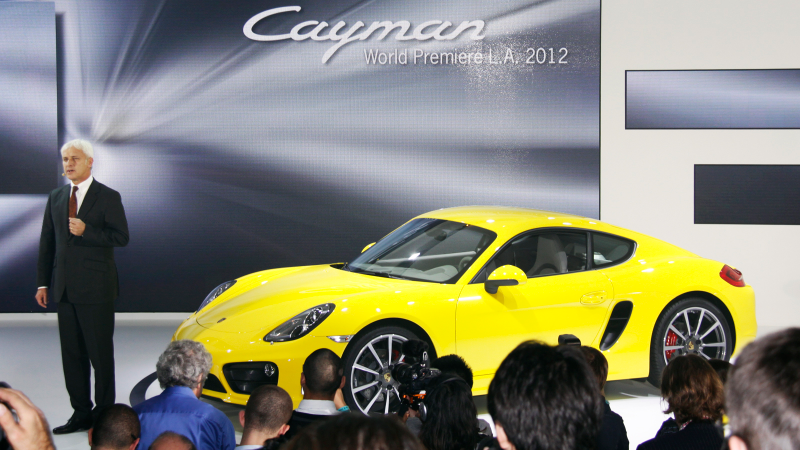 Illustration for article titled 2014 Porsche Cayman: First Liveshots Of Stuttgart's Sexy Little Minx